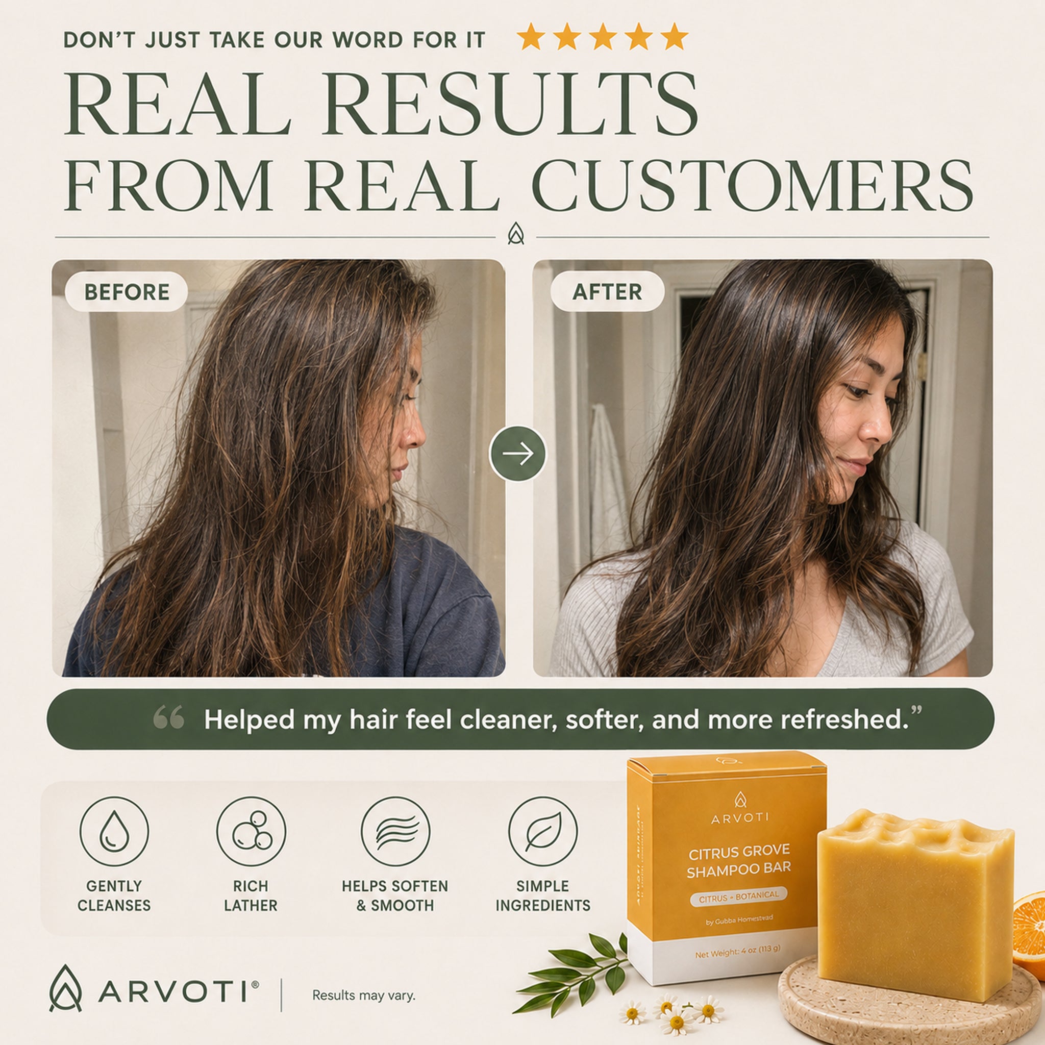 Citrus Grove Shampoo Bar