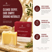Grounding Goat Milk Soap Bar