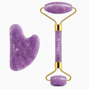Arvoti Amethyst Gua Sha & Facial Roller Set